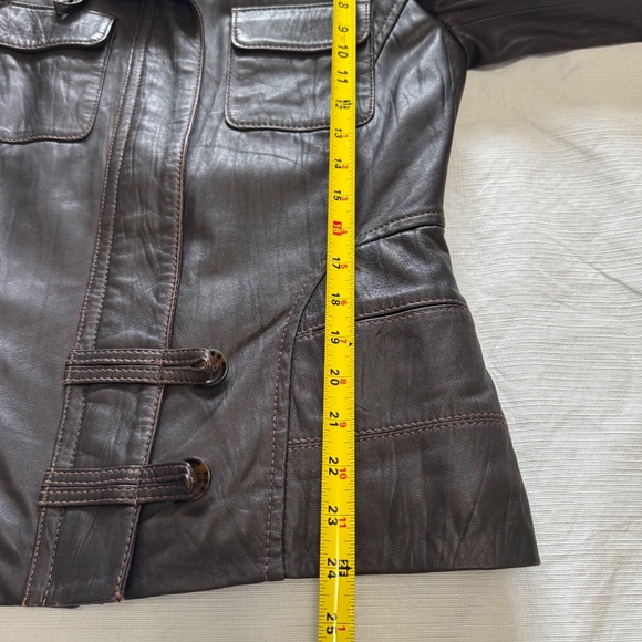 Danier Dark Brown Leather Jacket - Picture 8 of 12